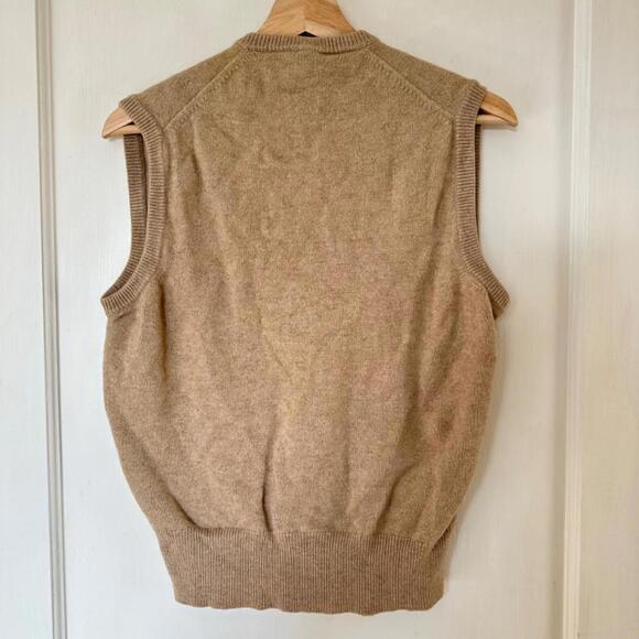 Vintage George Straith Cashmere Grandpa Knit Sweater  Vest - Picture 2 of 7